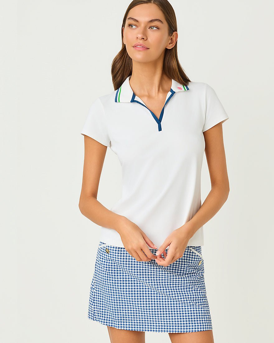 Lilly Pulitzer - Frida Polo Upf 50 Plus - Resort White