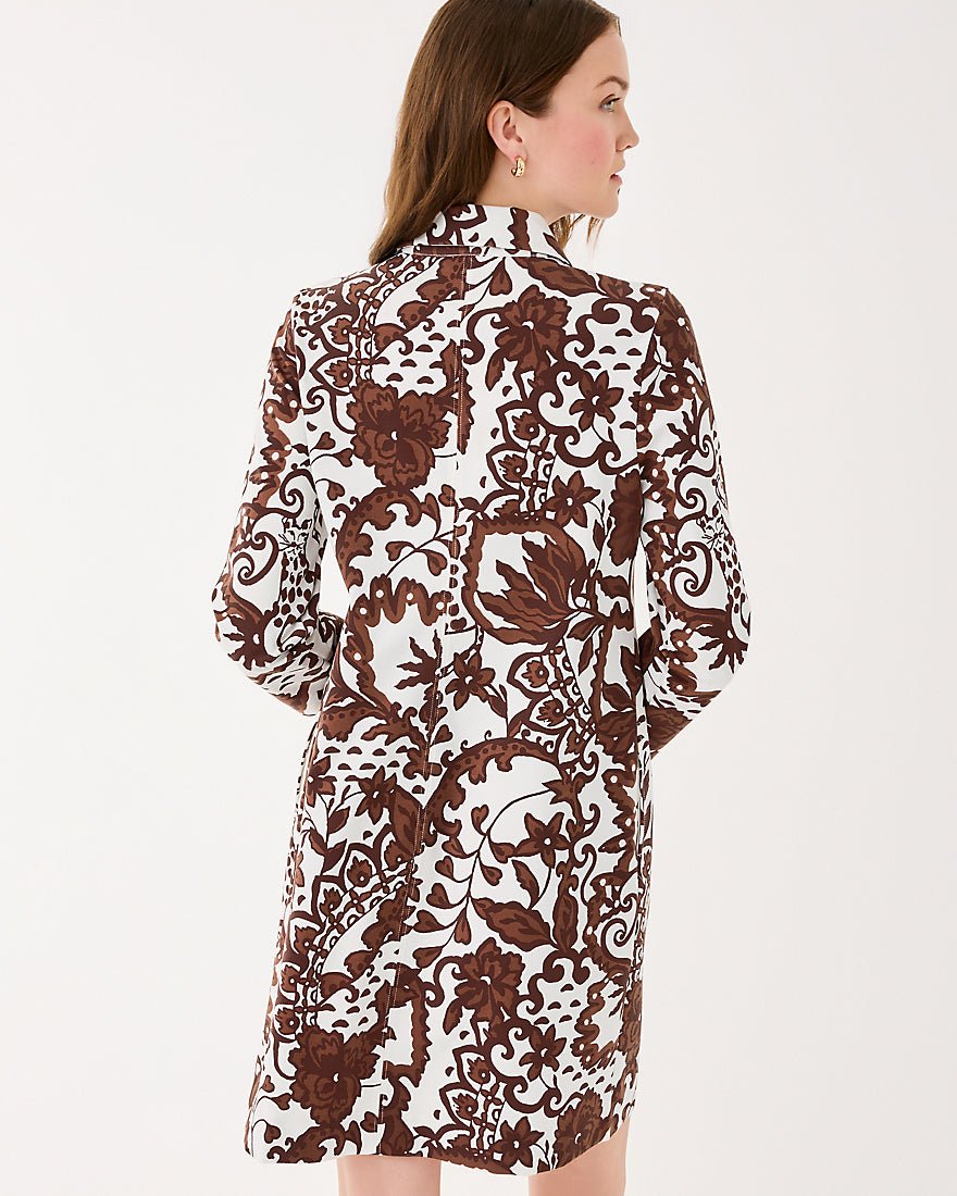 Lilly Pulitzer - Gabi Dress - Beachcomber Brown Spicy Socialite