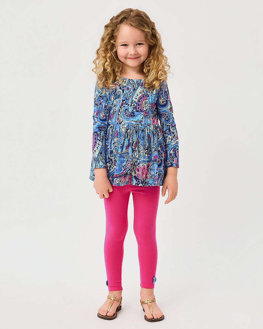 Lilly Pulitzer - Girls Adella Tunic And Legging Set - Multi Paisley Parade