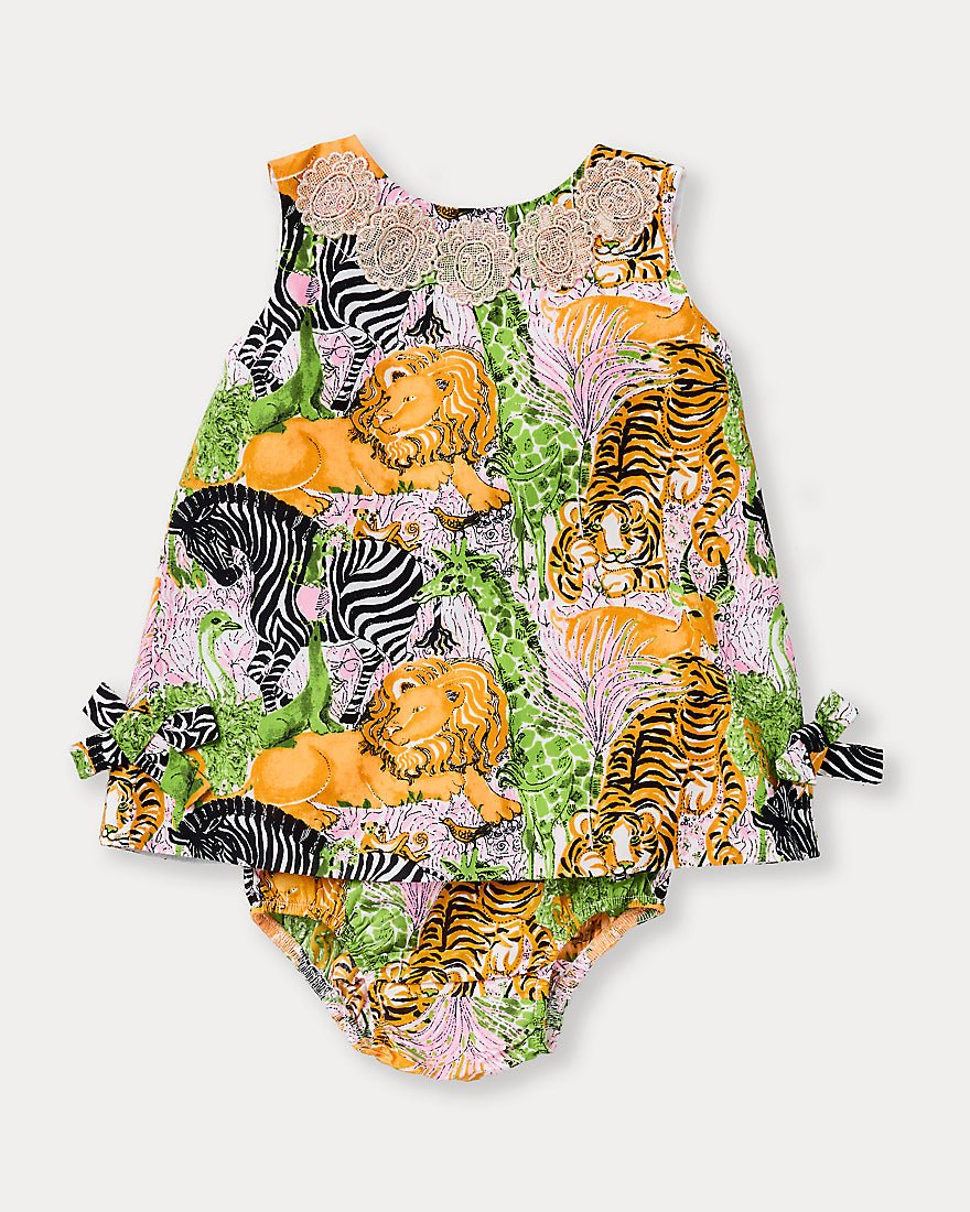 Lilly Pulitzer - Girls Baby Lilly Shift Dress - Multi Lillys Zoo