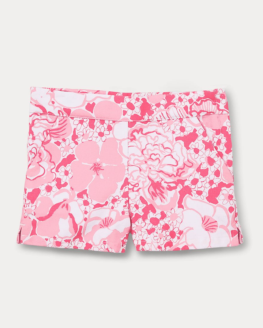 Lilly Pulitzer - Girls Clementine Short - Conch Shell Pink Burst Of Joy