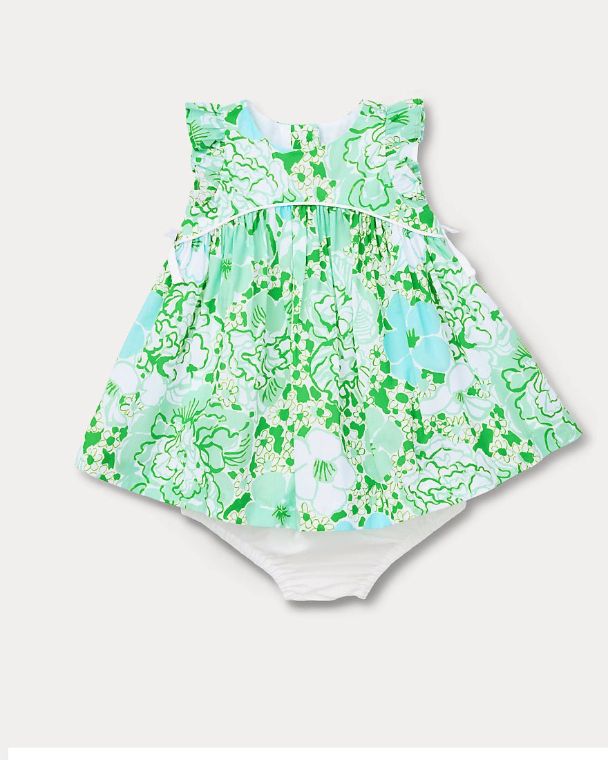 Lilly Pulitzer - Girls Georgina Baby Dress - Mint Condition Burst Of Joy