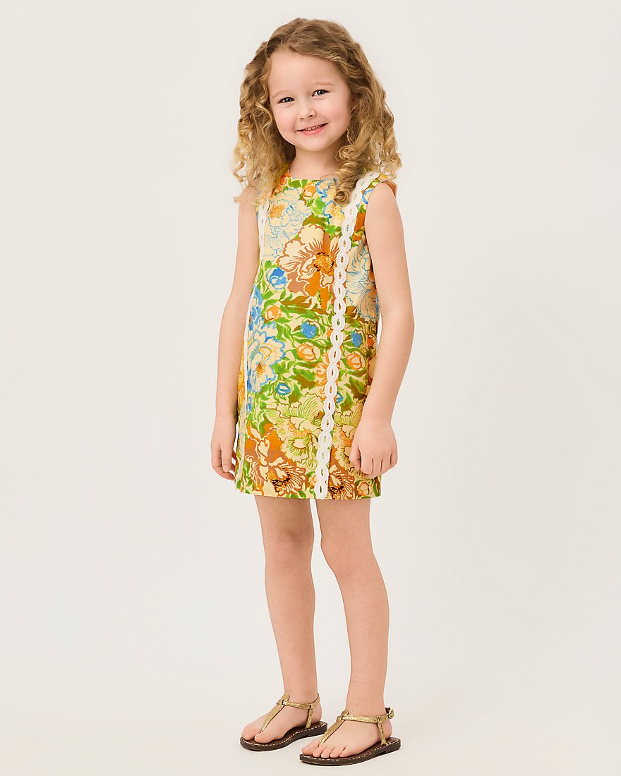 Lilly Pulitzer - Girls Little Lilly Classic Shift Dress - Rutabaga Sympeony