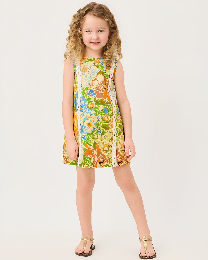 Lilly Pulitzer - Girls Little Lilly Classic Shift Dress - Rutabaga Sympeony