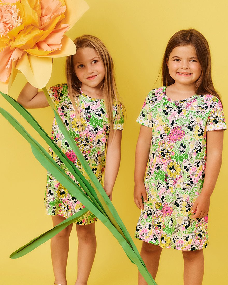 Lilly Pulitzer - Girls Mini Cody Dress - Multi Throwback Disney
