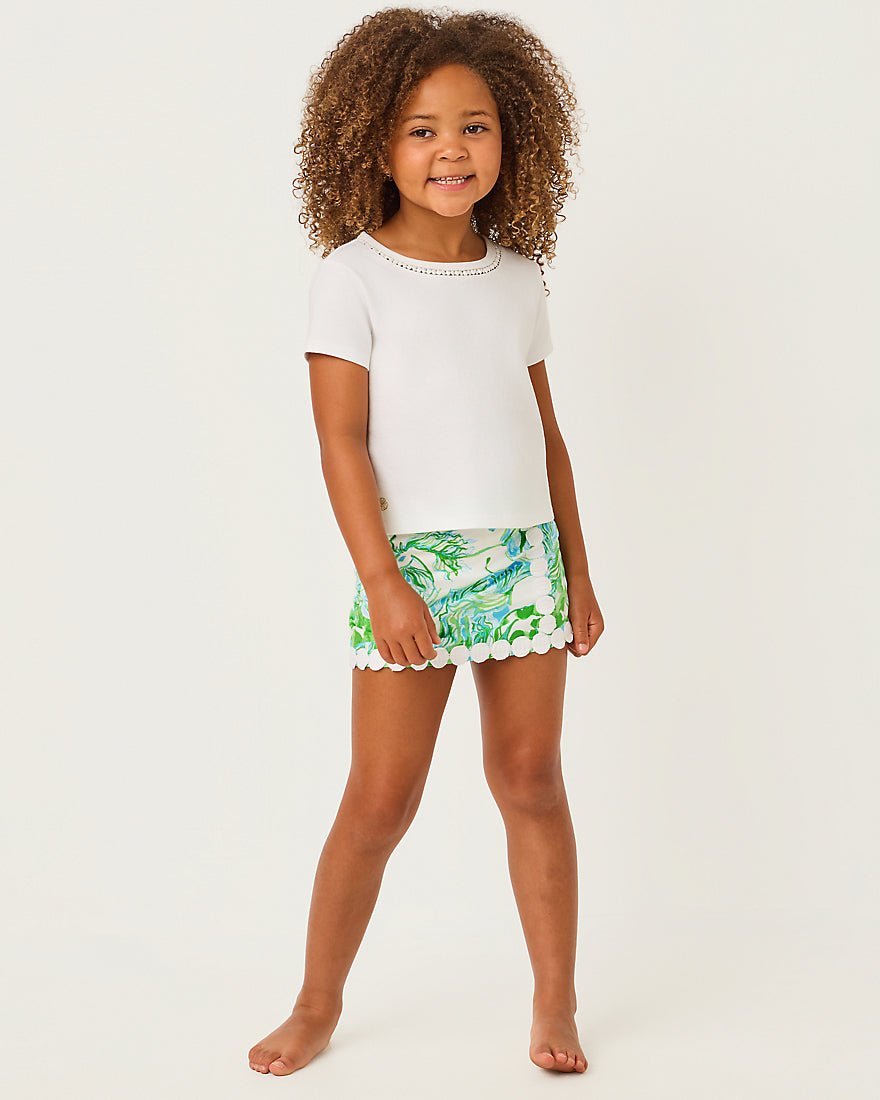 Lilly Pulitzer - Girls Mini Michelina Skort - Capri Blue Galloping Gals