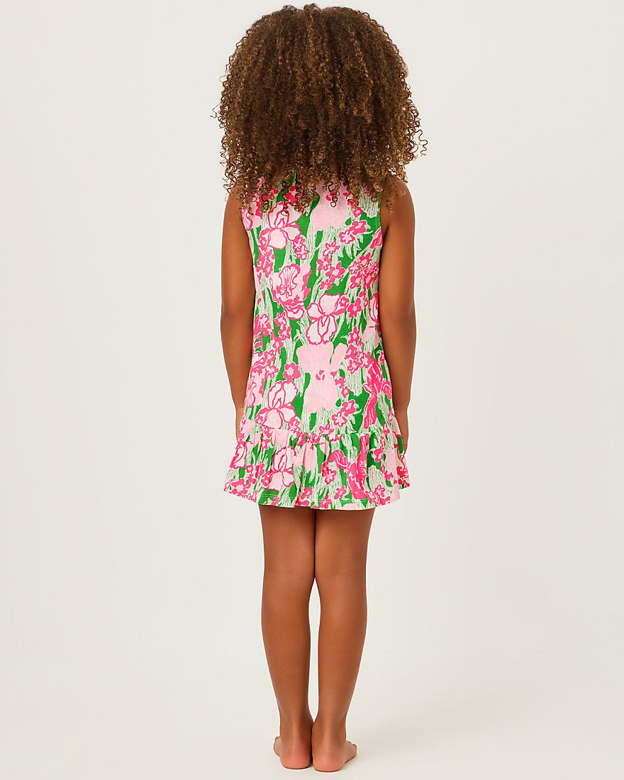 Lilly Pulitzer - Girls Mini Riegan Dress - Putting Green Hannah