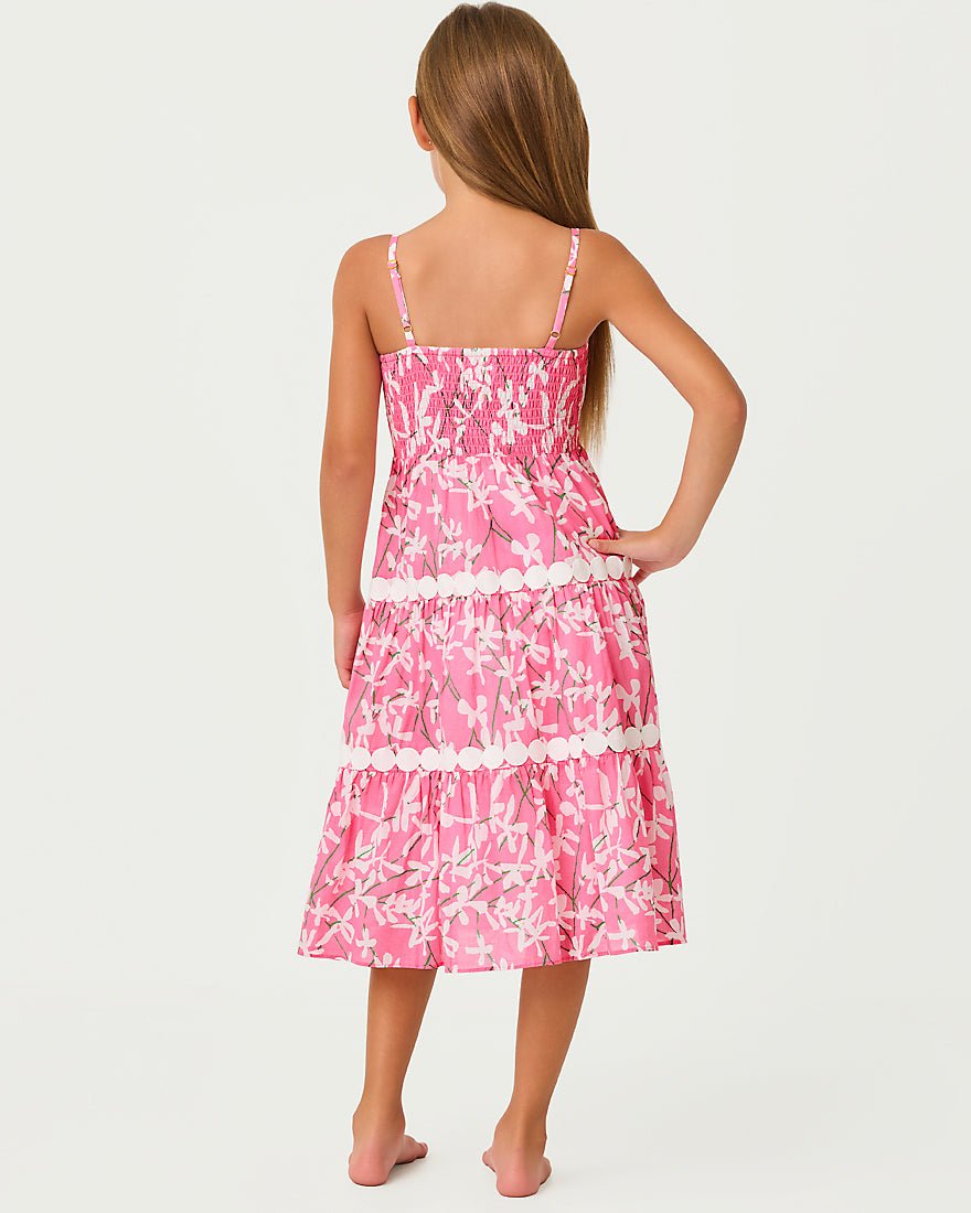 Lilly Pulitzer - Girls Mini Zanna Midi Dress - Confetti Pink Liza