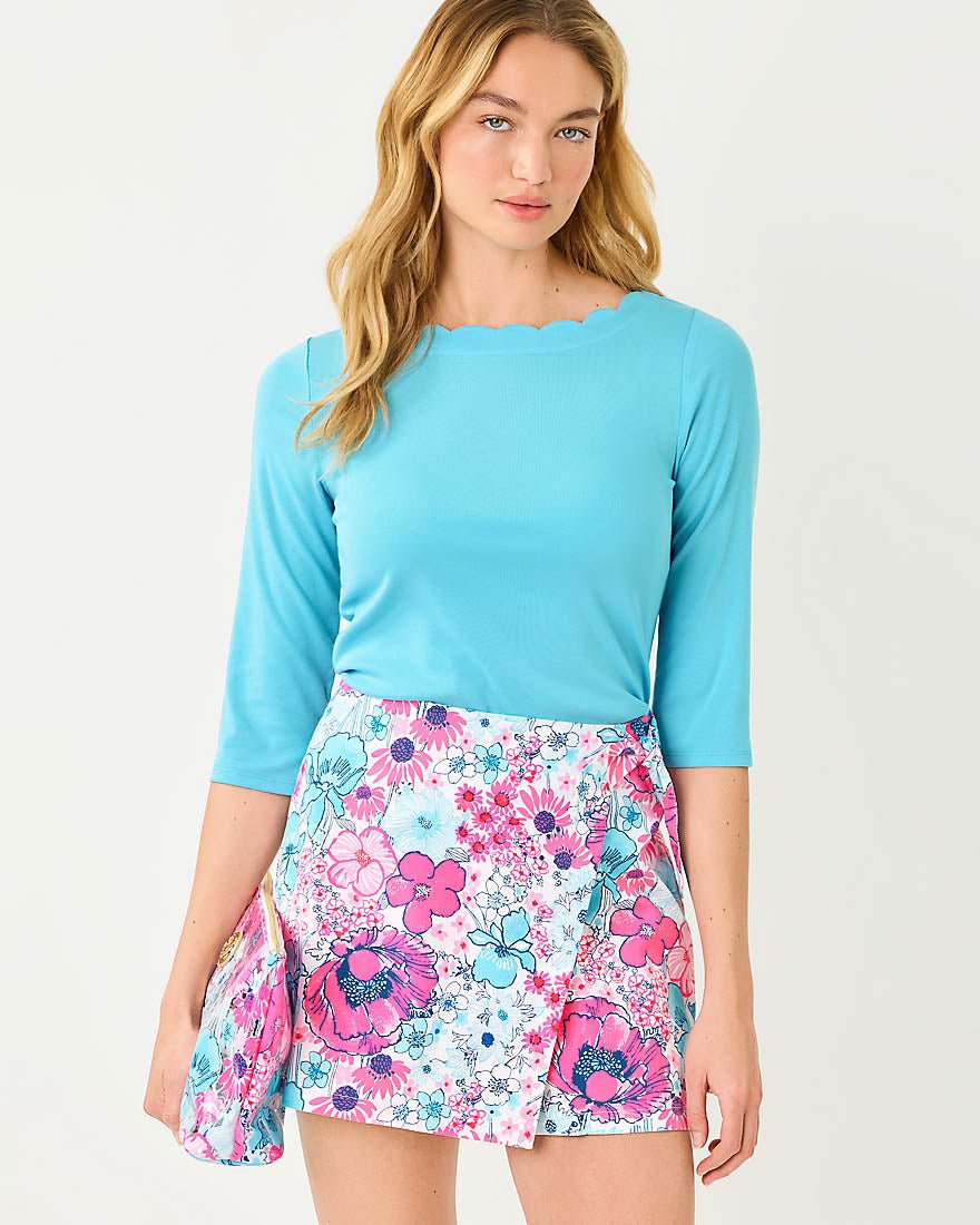 Lilly Pulitzer - Gleeson Knit Top - Capri Blue