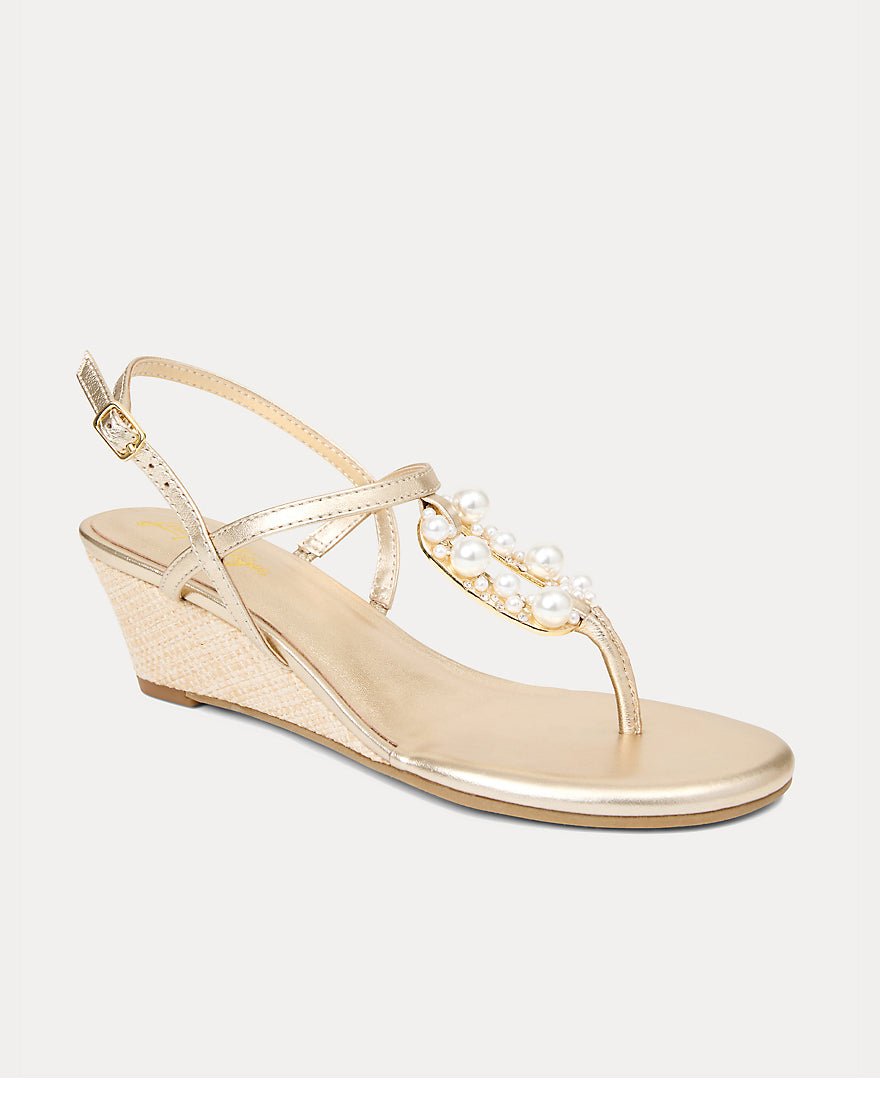 Lilly Pulitzer - Good As Gold Embellished - Gold Metallic