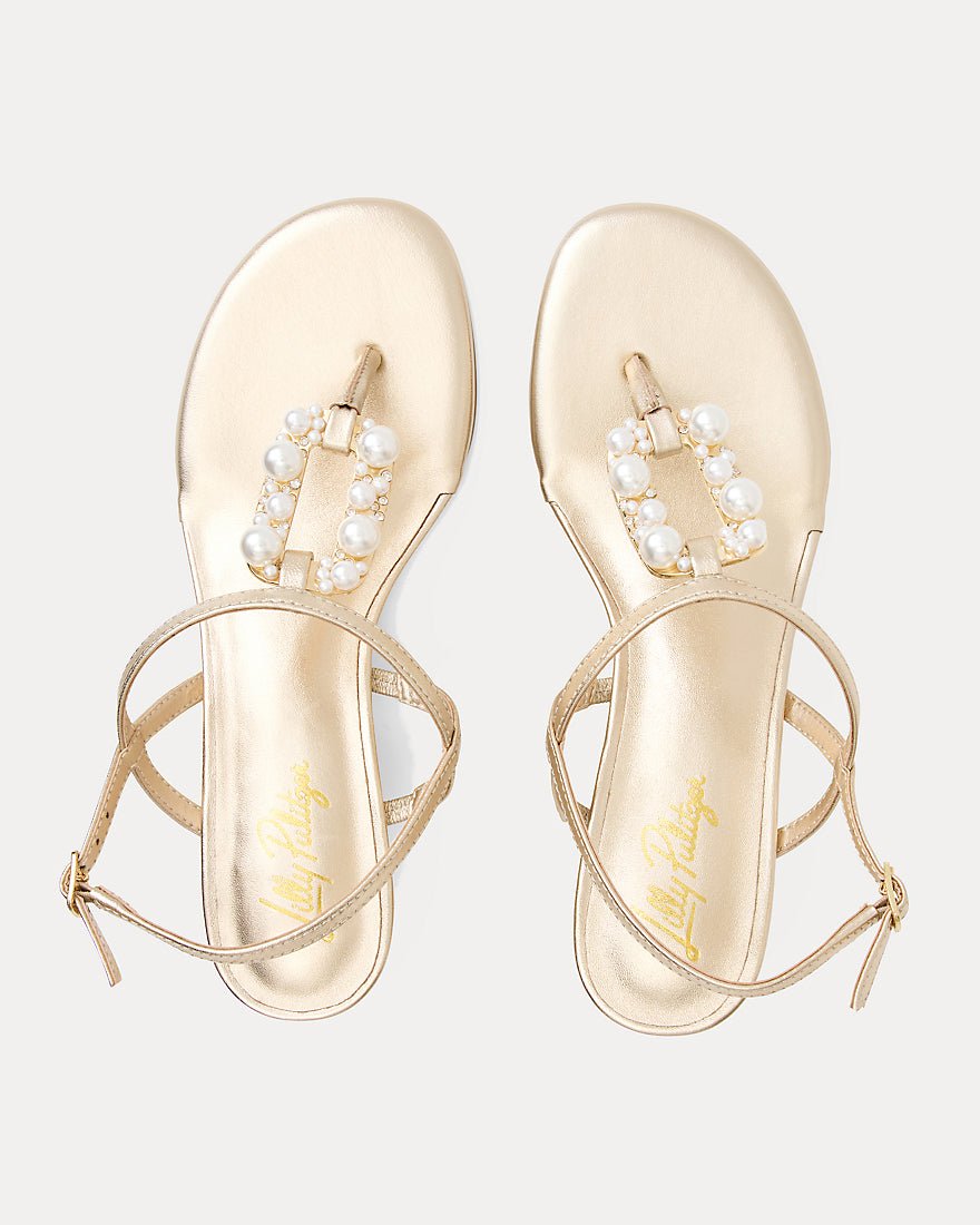Lilly Pulitzer - Good As Gold Embellished - Gold Metallic