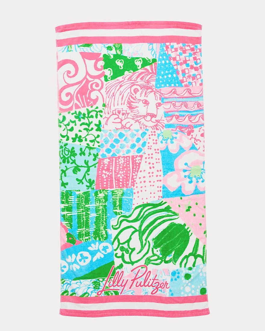 Lilly Pulitzer - 🎁 Gwp Beach Towel (100% off) - Multi Crazy Quilt