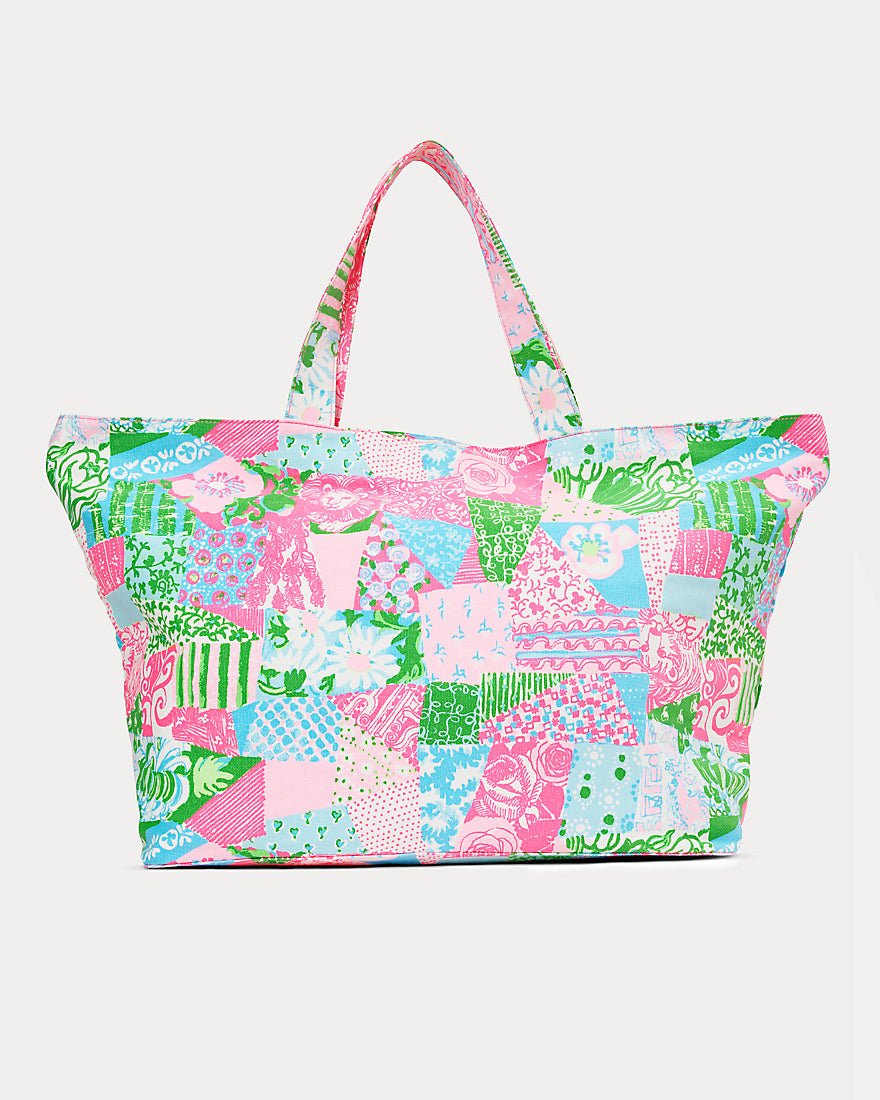 Lilly Pulitzer - Gwp Pool Tote - Multi Crazy Quilt