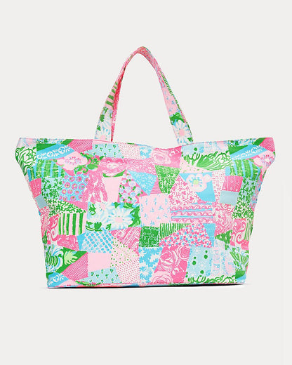 Lilly Pulitzer - Gwp Pool Tote - Multi Crazy Quilt
