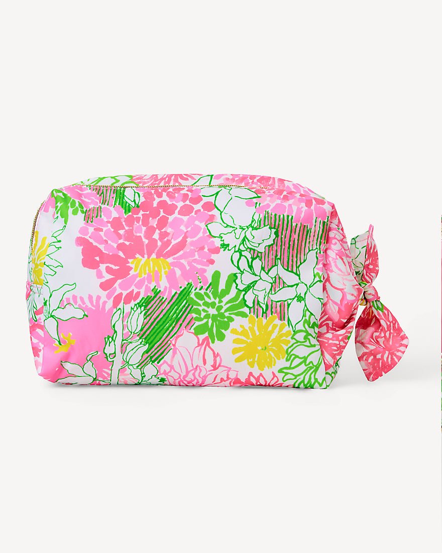 Lilly Pulitzer - Gwp Pouch - Resort White Mum Patch