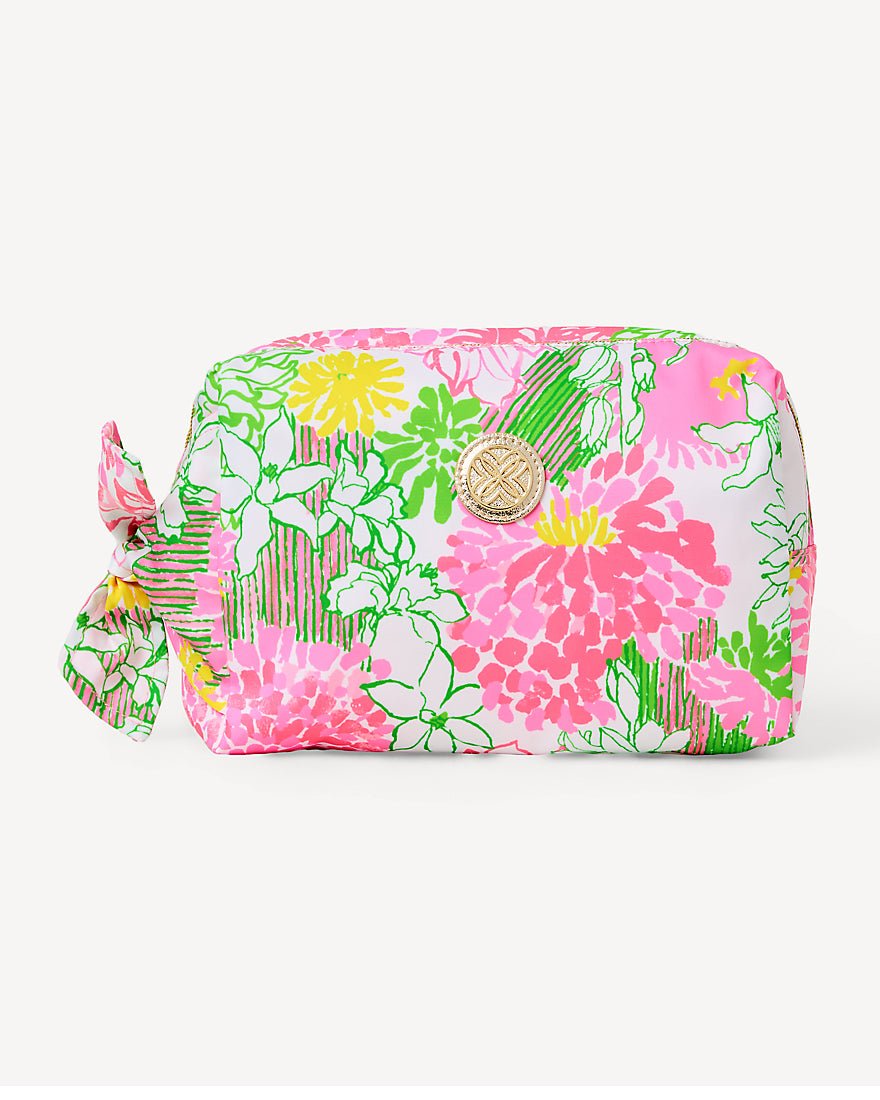Lilly Pulitzer - Gwp Pouch - Resort White Mum Patch