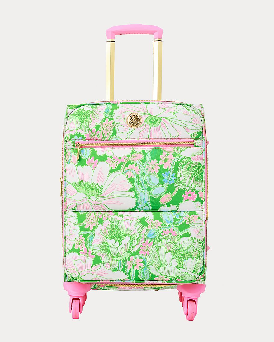 Lilly Pulitzer - Gwp Rolling Suitcase - Putting Green Poppyland