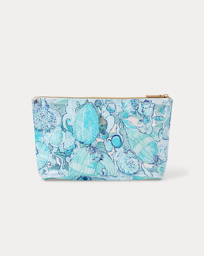 Lilly Pulitzer - Gwp Set Of 2 Pool Pouches - Clear In All Her Glory