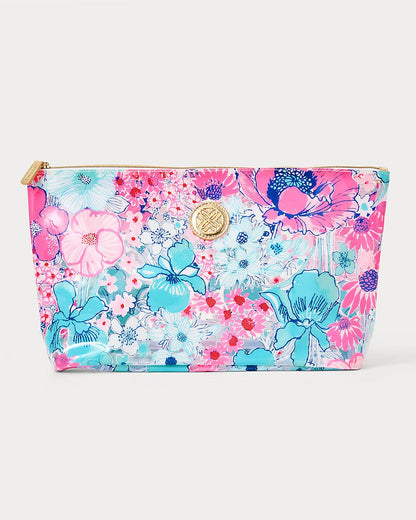 Lilly Pulitzer - Gwp Set Of 2 Pool Pouches - Clear In All Her Glory