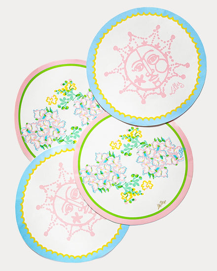 Lilly Pulitzer - Gwp Set Of 4 Wipeable Placemats - Multi Lilly Garden