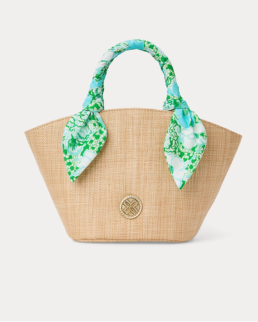 Lilly Pulitzer - Gwp Straw Bag - Mint Condition Burst Of Joy