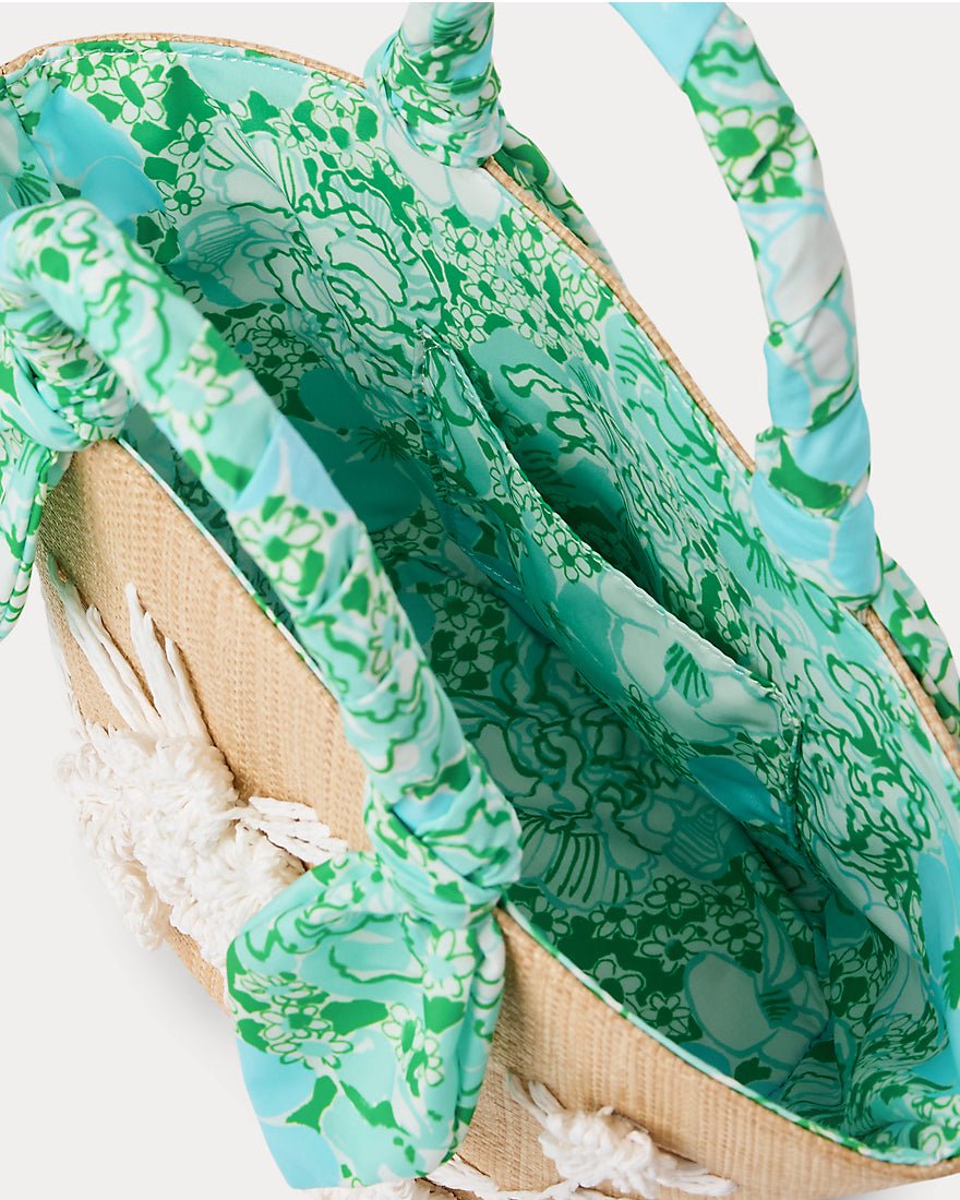Lilly Pulitzer - Gwp Straw Bag - Mint Condition Burst Of Joy