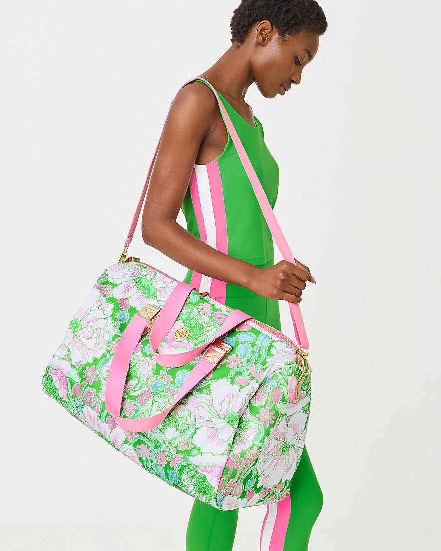 Lilly Pulitzer - Gwp Weekender Bag - Putting Green Poppyland