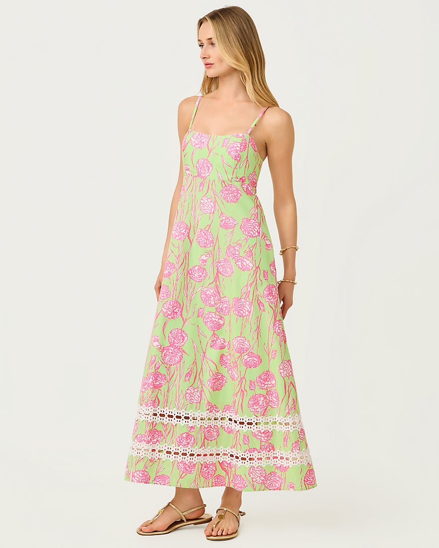 Lilly Pulitzer - Haliey Midi Dress - Pistachio Macaron Alina