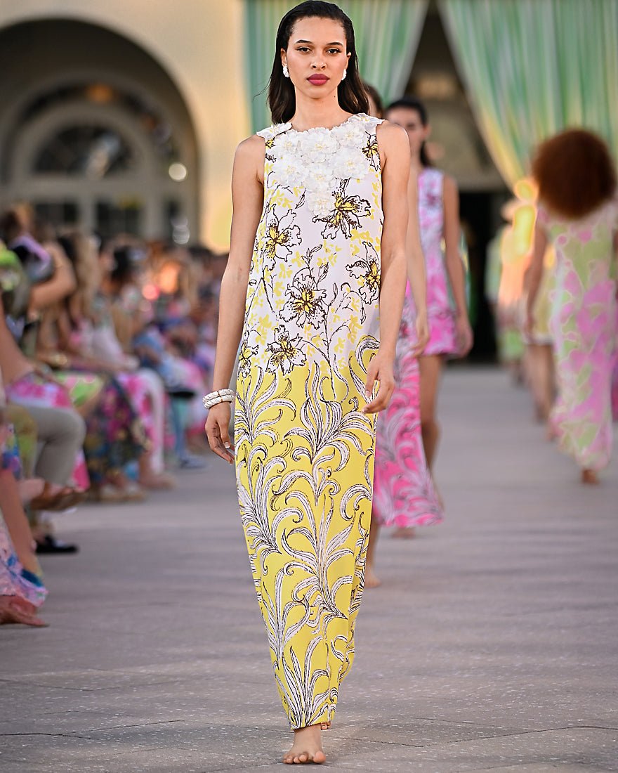 Lilly Pulitzer - Harkley Maxi Dress - Estelle Yellow Bumbley Buzz