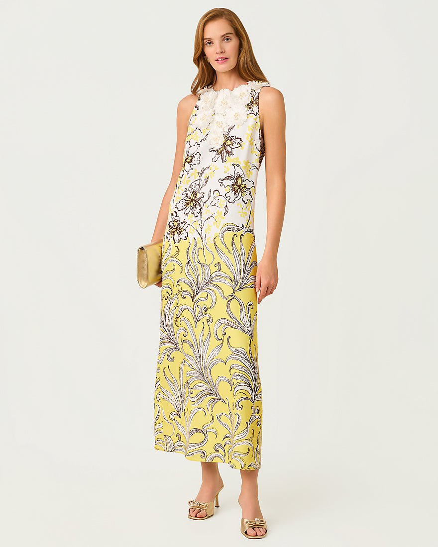 Lilly Pulitzer - Harkley Maxi Dress - Estelle Yellow Bumbley Buzz