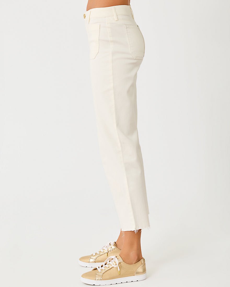 Lilly Pulitzer - Harleen High Rise Crop Jean - Coconut