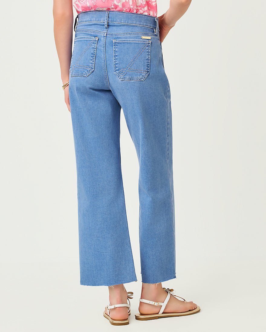 Lilly Pulitzer - Harleen High Rise Crop Jean - Rosanna Wash