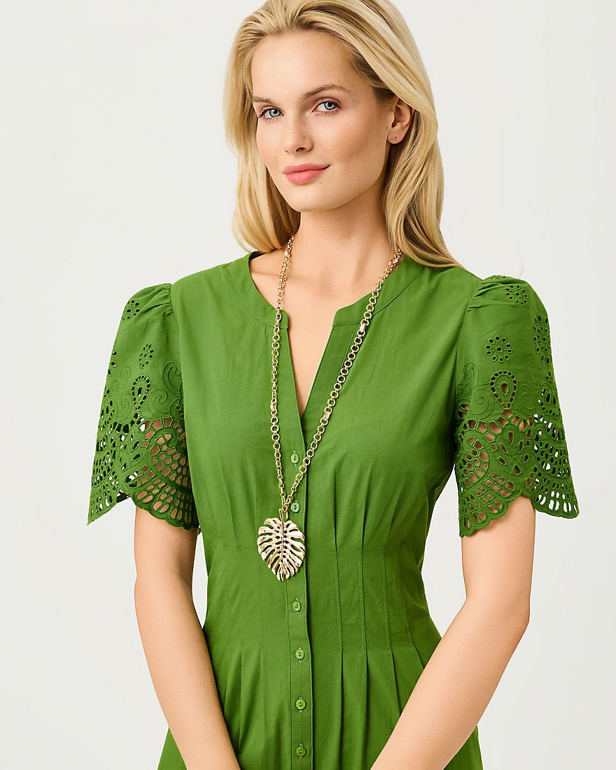 Lilly Pulitzer - Hide And Leaf Necklace - Gold Metallic