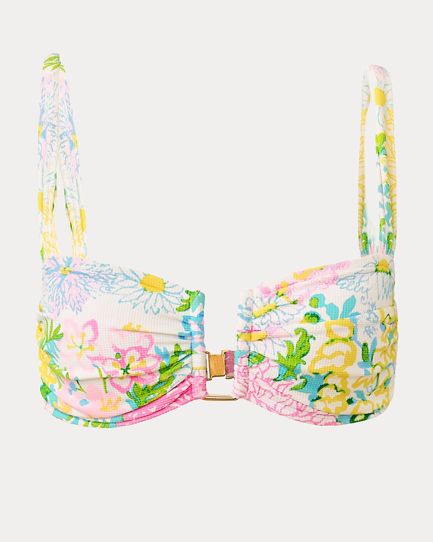 Lilly Pulitzer - Inej Bandeau Swim Top - Multi Lilly Garden