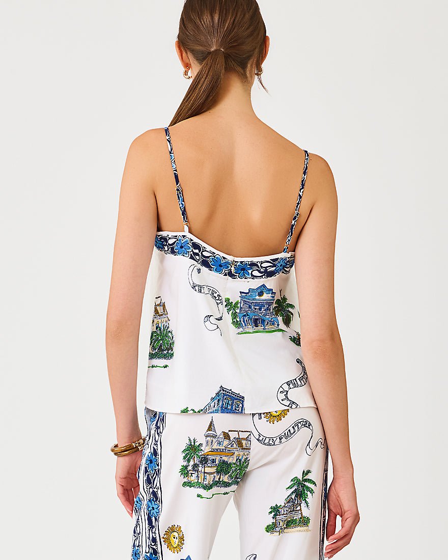 Lilly Pulitzer - Jamo Sleeveless Top - Coconut Key West Toile