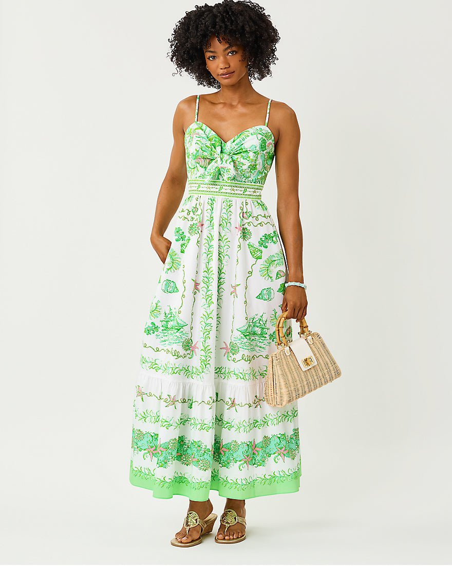 Lilly Pulitzer - Janae Maxi Dress - Resort White Ship To Shore
