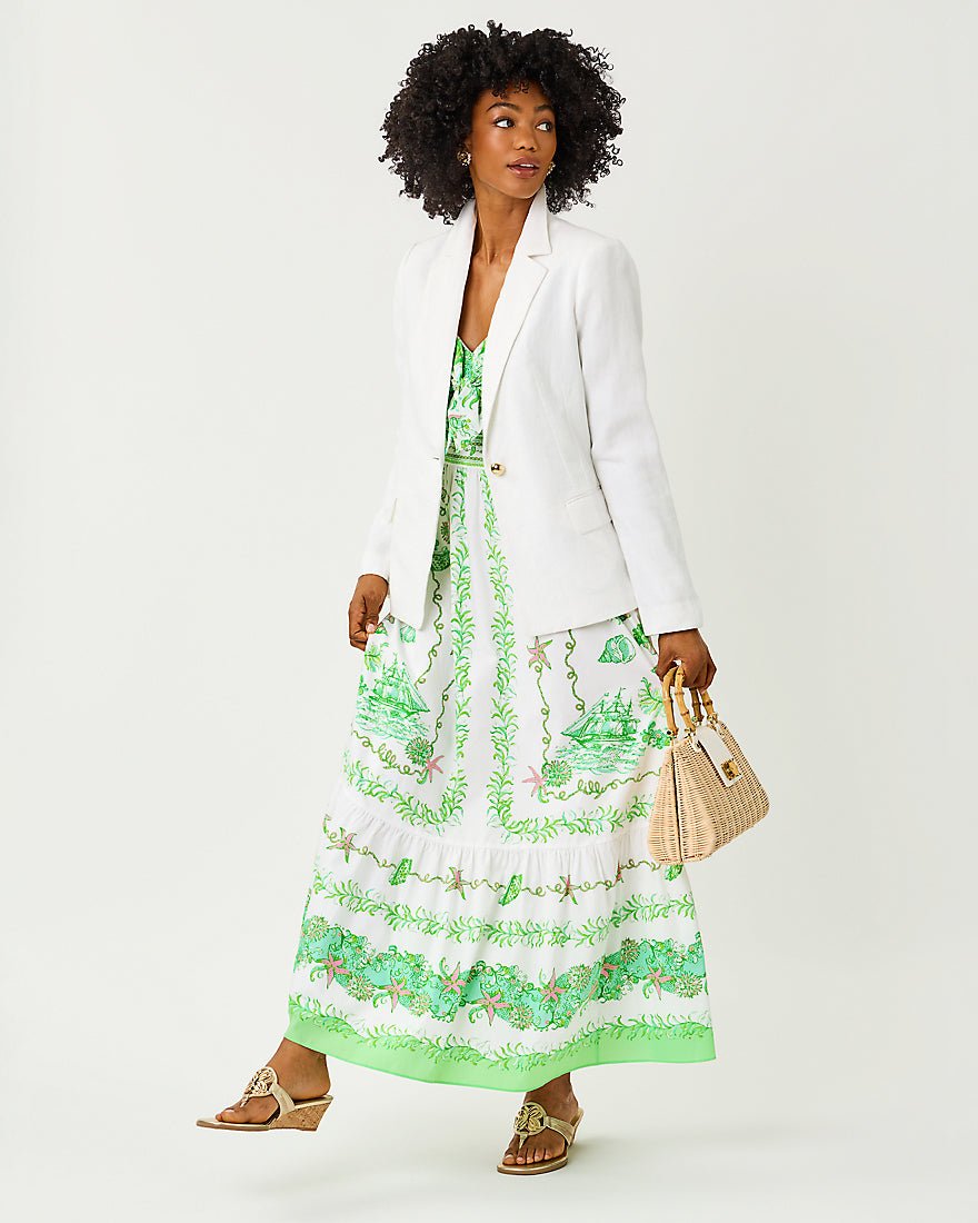 Lilly Pulitzer - Janae Maxi Dress - Resort White Ship To Shore