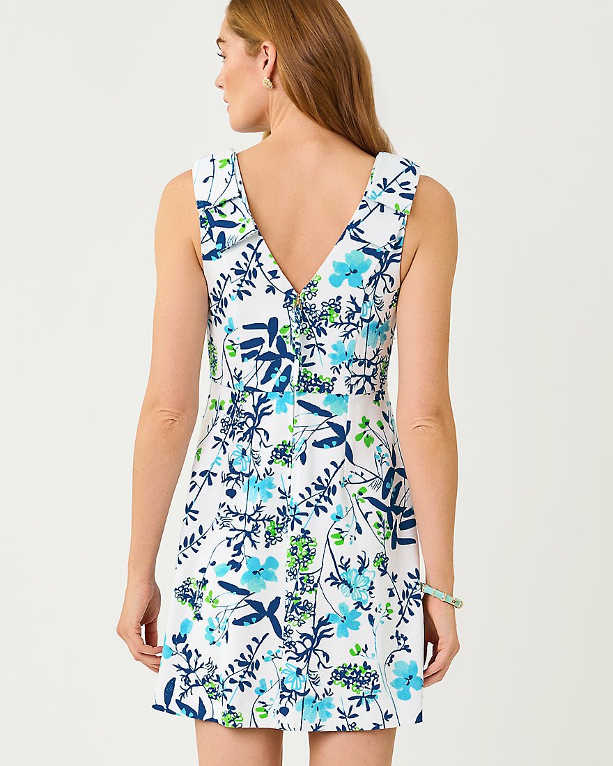 Lilly Pulitzer - Janine Skirted Romper - Resort White Sea Blooms
