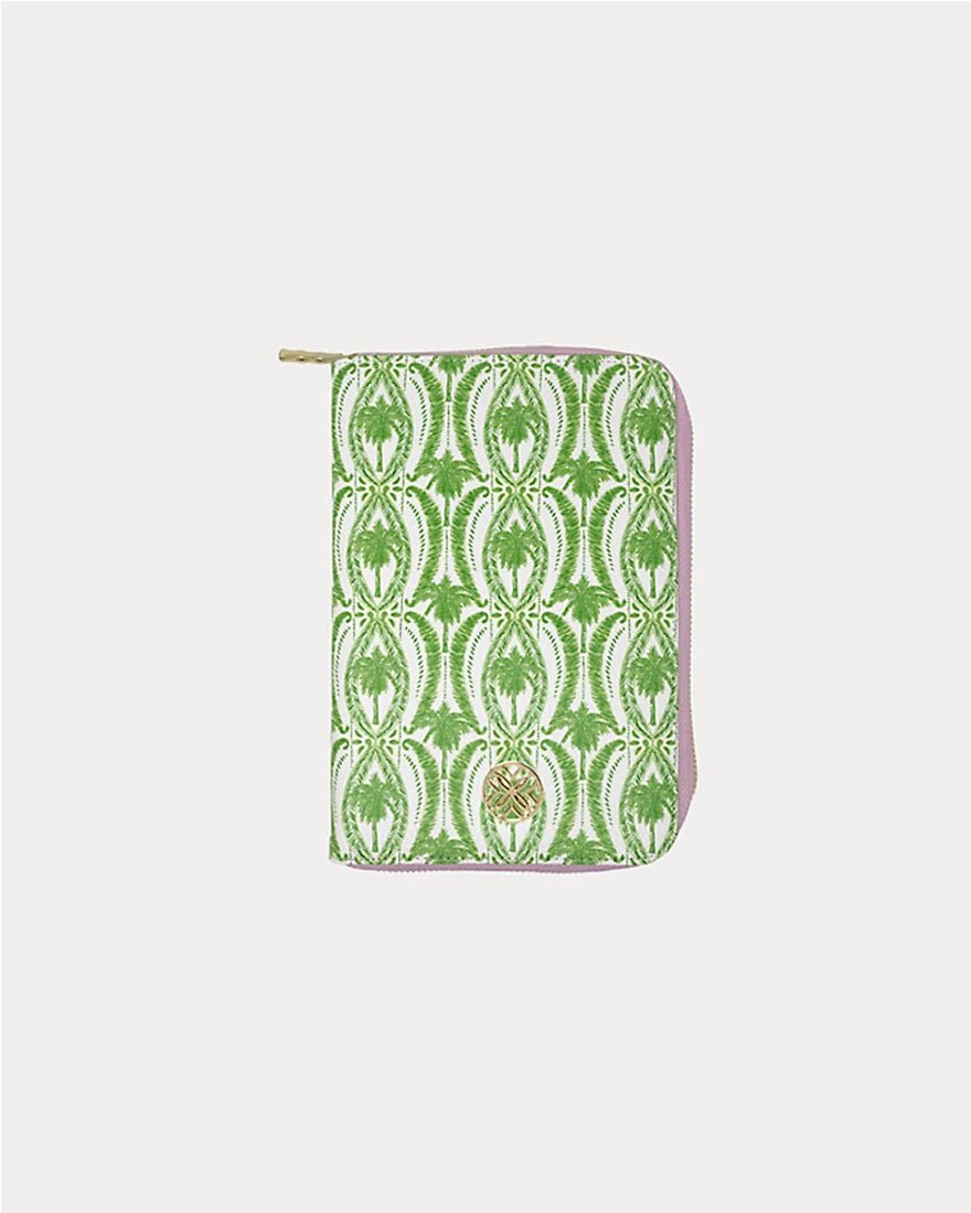 Lilly Pulitzer - Jewelry Folio - Coconut Textured Palm Stripe