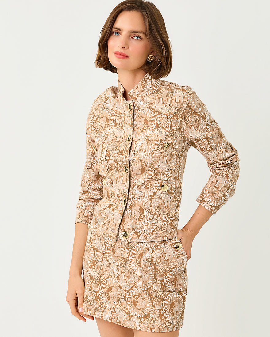 Lilly Pulitzer - Joely Denim Skirt - Iced Latte Jims Stuff