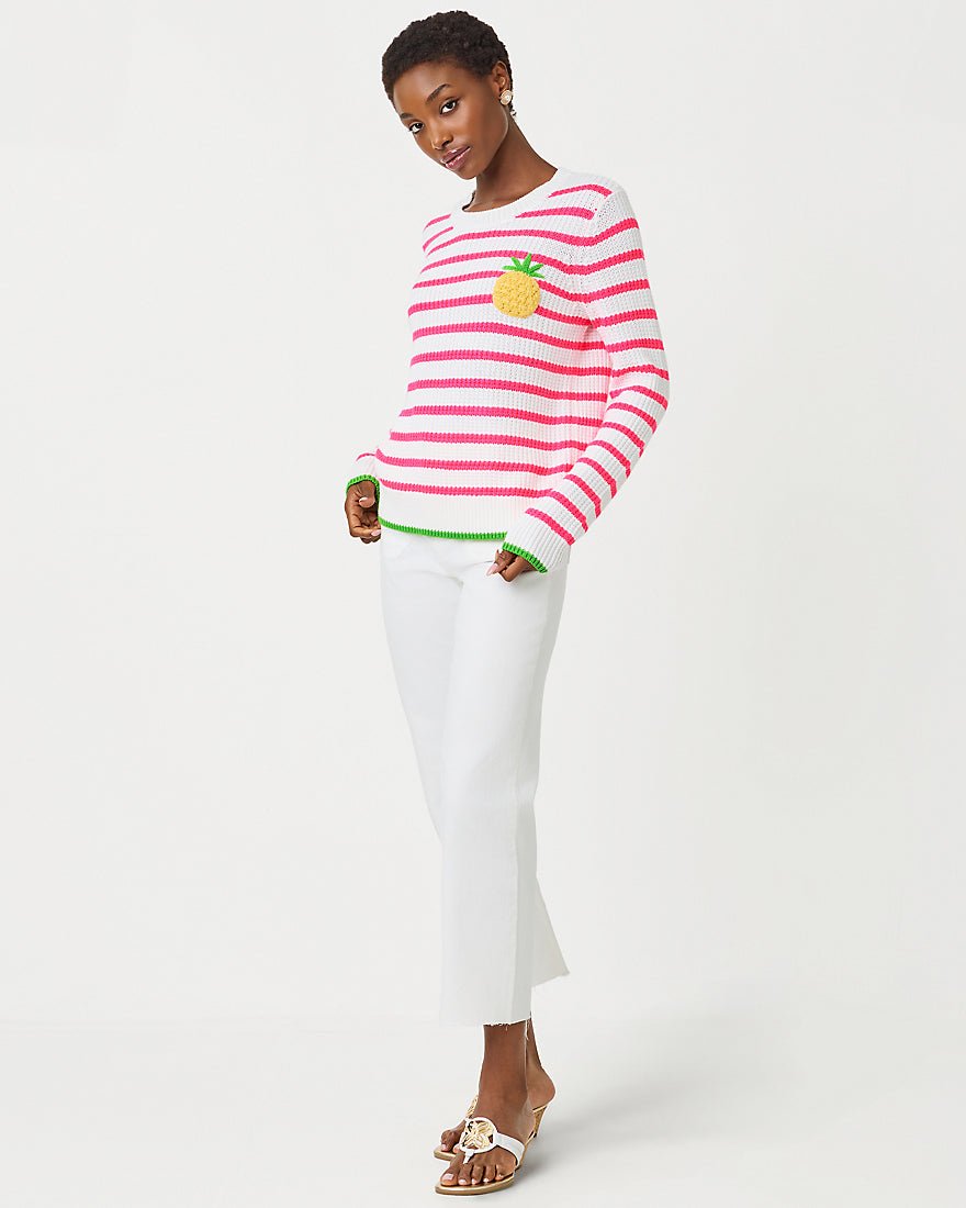 Lilly Pulitzer - Jovienne Sweater - Resort White Shine Bright Stripe