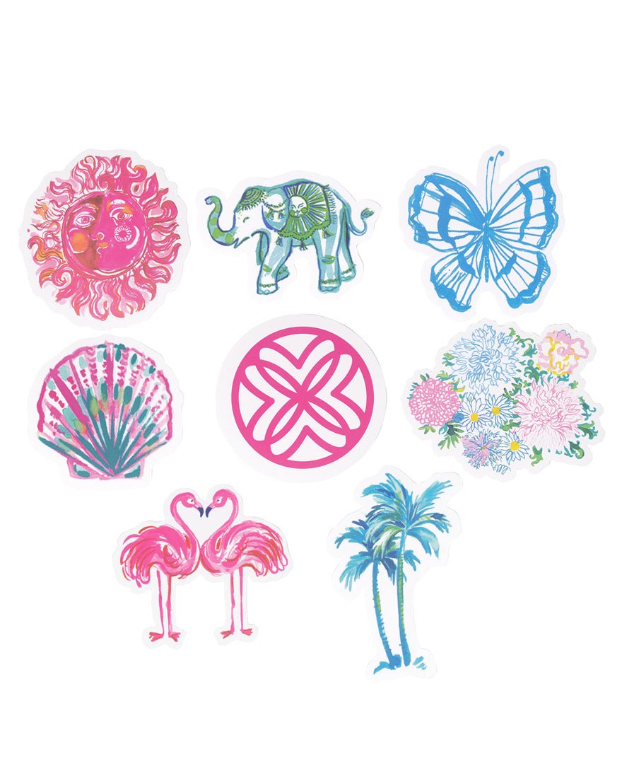 Lilly Pulitzer - Jumbo Sticker Set - Multi