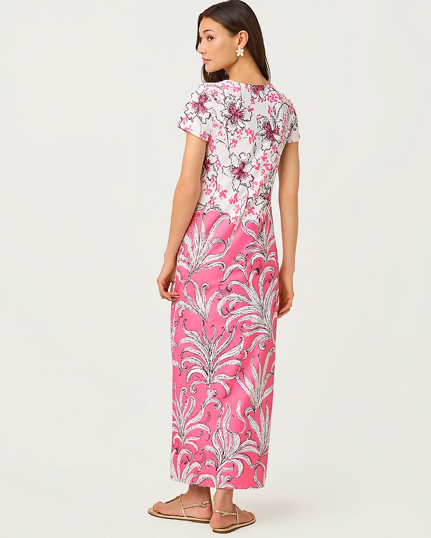 Lilly Pulitzer - Kaden Upf 50 Plus Maxi Dress - Confetti Pink Bumbley Buzz