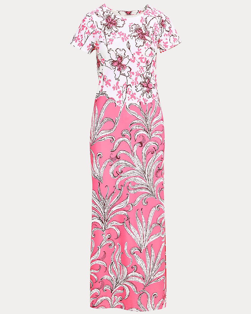 Lilly Pulitzer - Kaden Upf 50 Plus Maxi Dress - Confetti Pink Bumbley Buzz