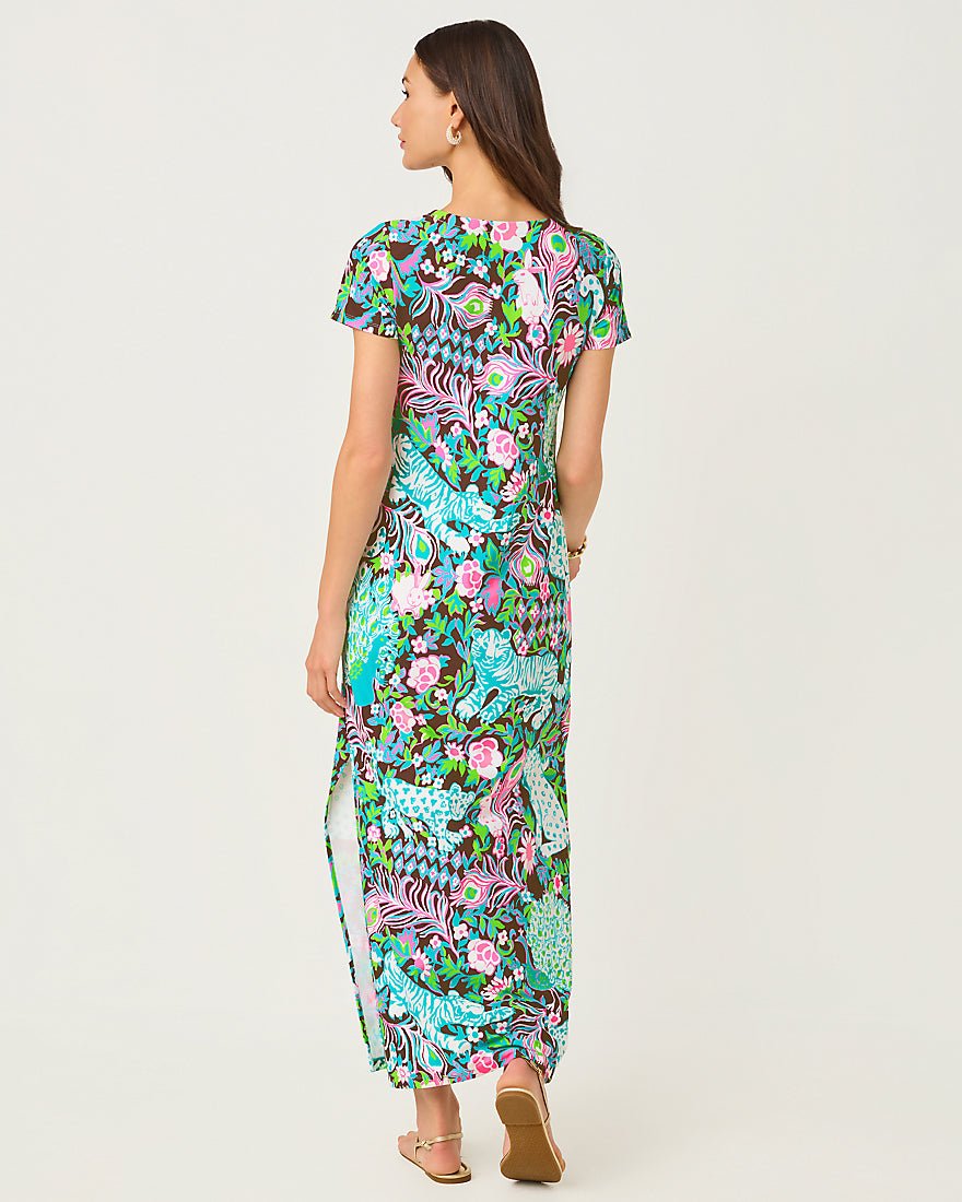 Lilly Pulitzer - Kaden Upf 50 Plus Maxi Dress - Multi Oversized Royal Zoo