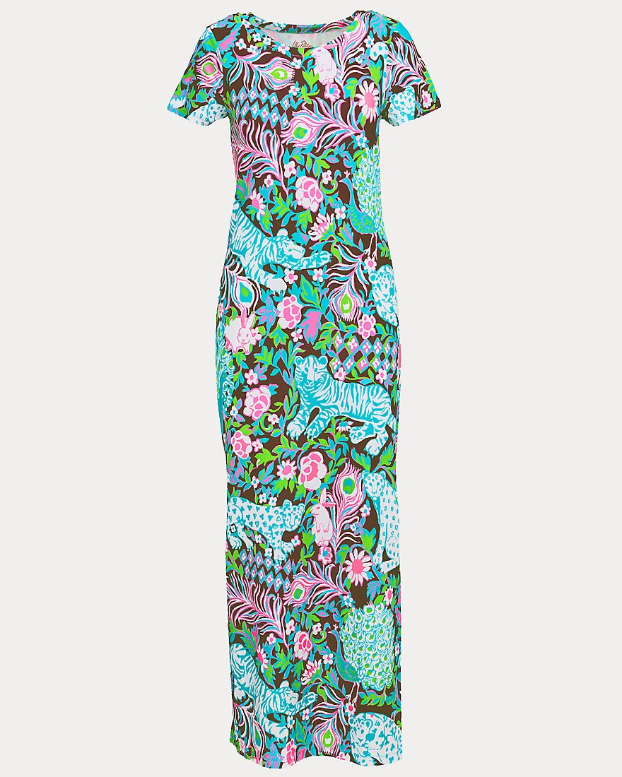 Lilly Pulitzer - Kaden Upf 50 Plus Maxi Dress - Multi Oversized Royal Zoo
