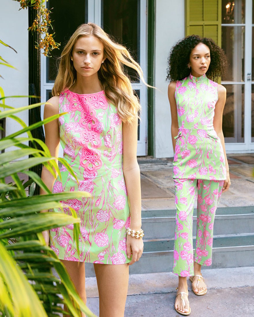 Lilly Pulitzer - Katerini Palazzo Pant - Pistachio Macaron Alina