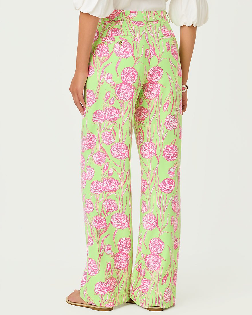 Lilly Pulitzer - Katerini Palazzo Pant - Pistachio Macaron Alina