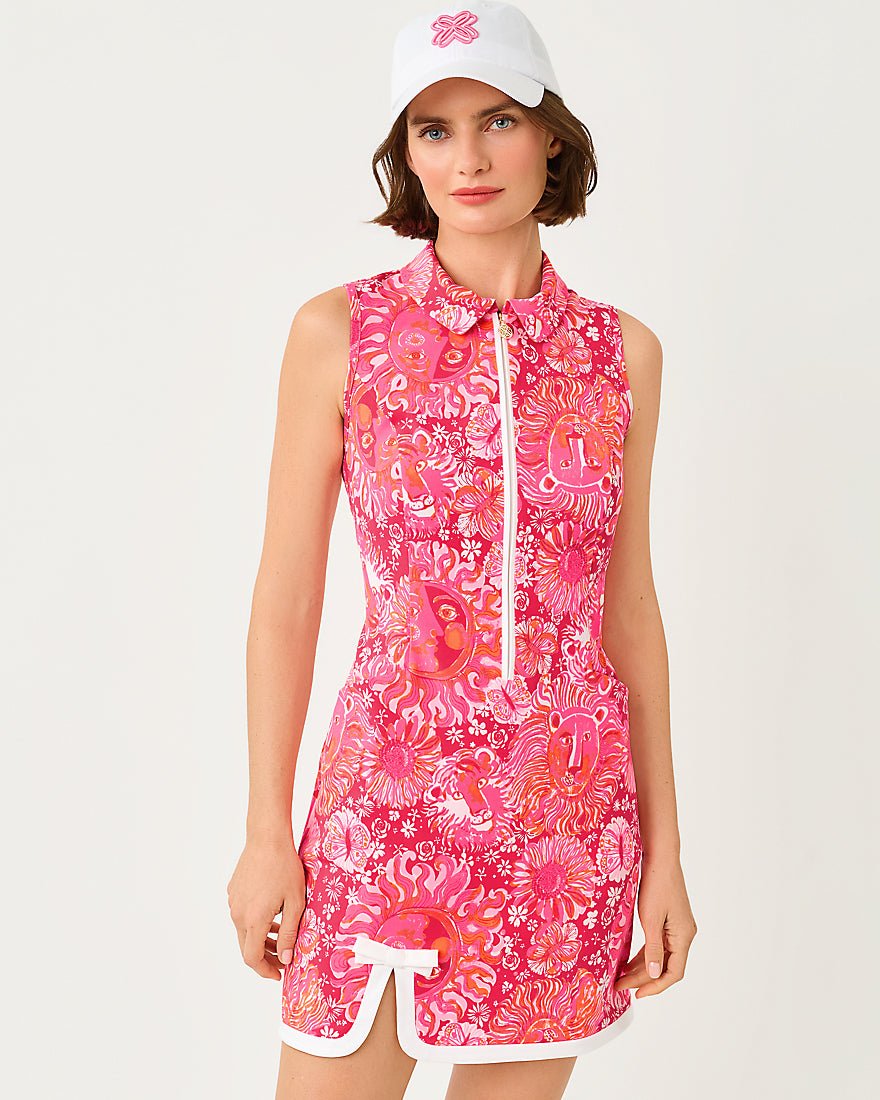 Lilly Pulitzer - Kathy Bow Dress Upf 50 Plus - Paradise Punch Jims Stuff