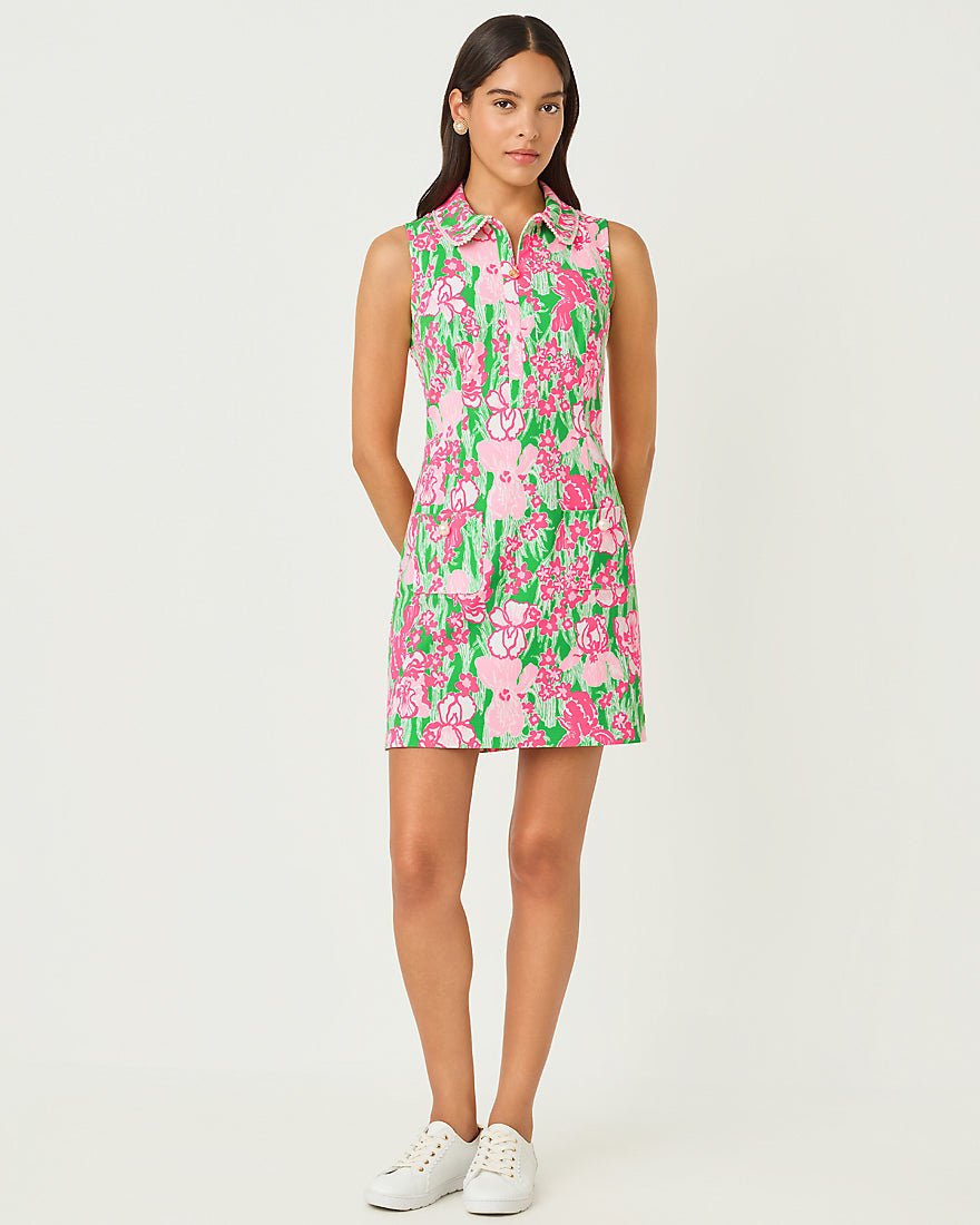Lilly Pulitzer - Kathy Pearl Dress Upf 50 Plus - Putting Green Hannah